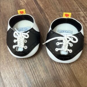 Build a bear Black and White Shoes